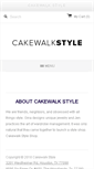 Mobile Screenshot of cakewalkstyleshop.com