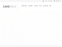 Tablet Screenshot of cakewalkstyleshop.com